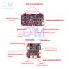 2.4G Rechargeable 4 Channel Toy Car Remote Control Receiver Module Kit Type C Interface For Wireless Remote Control Ships Robots
