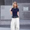 UNIFREE Women's Plaid T-Shirt with Straps