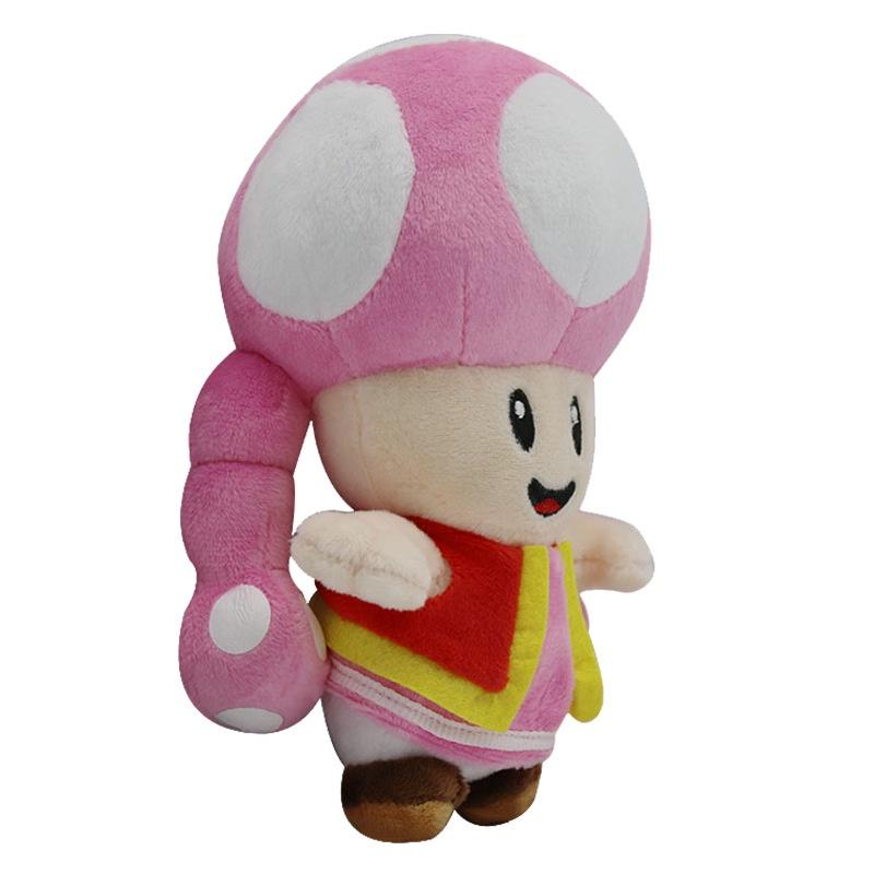 Nintendo Super Mario Bros Plush Toy Toadette Adorable 7" Soft Stuffed Animal Doll