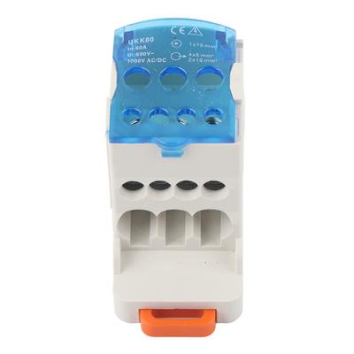 Din-Schienen-Anschlussblock-Verteilerkasten Elektrischer Draht-Anschluss Universal Power Junction Box