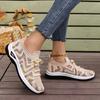 Damen Sportschuhe, Modische Damenschuhe, Mehrfarbige Freizeitschuhe, Weichsohlige Gewebte Outdoor-Schuhe, Atmungsaktive und Bequeme Sportsneaker