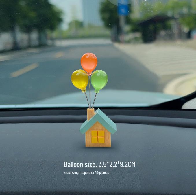 Little Prince Cute Kitten Durian Resin Ornament for Car or Home Decor