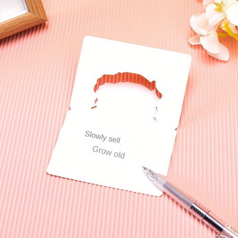 10pcs 3D Bouquet Creative Greeting Card Flower Shop Birthday Wishes Small Cards Teacher's Day Thank-you Card