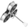Egg Boiler Egg Poacher Durable Stainless Steel Egg Cups Kitchen Gadget Easy To Use For Poached Eggs Brunch Breakfast