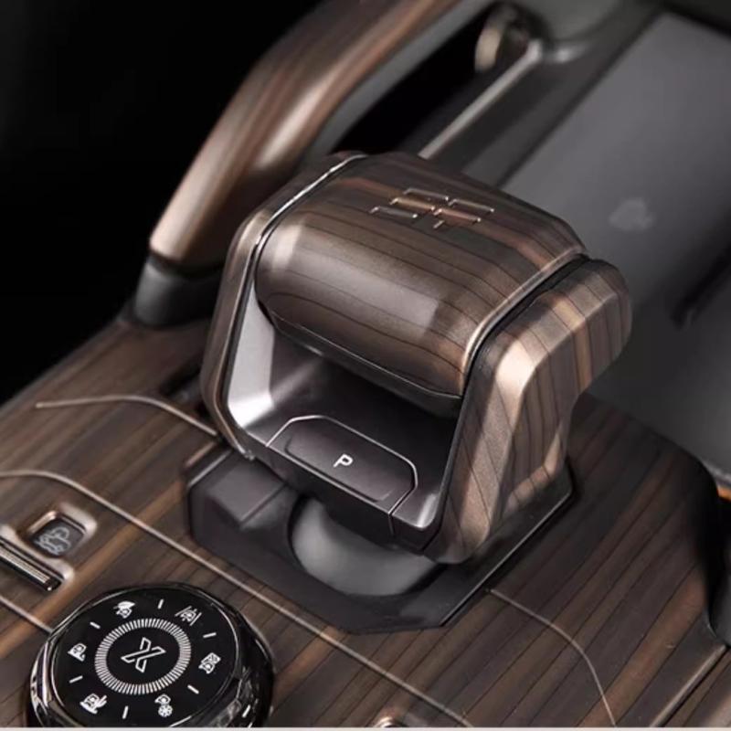 For Chery Jetour Traveller T2  2024 ABS Carbon Fibre Handball Trim Sticker Frame Gear Head Knob Cover Interior Accessories