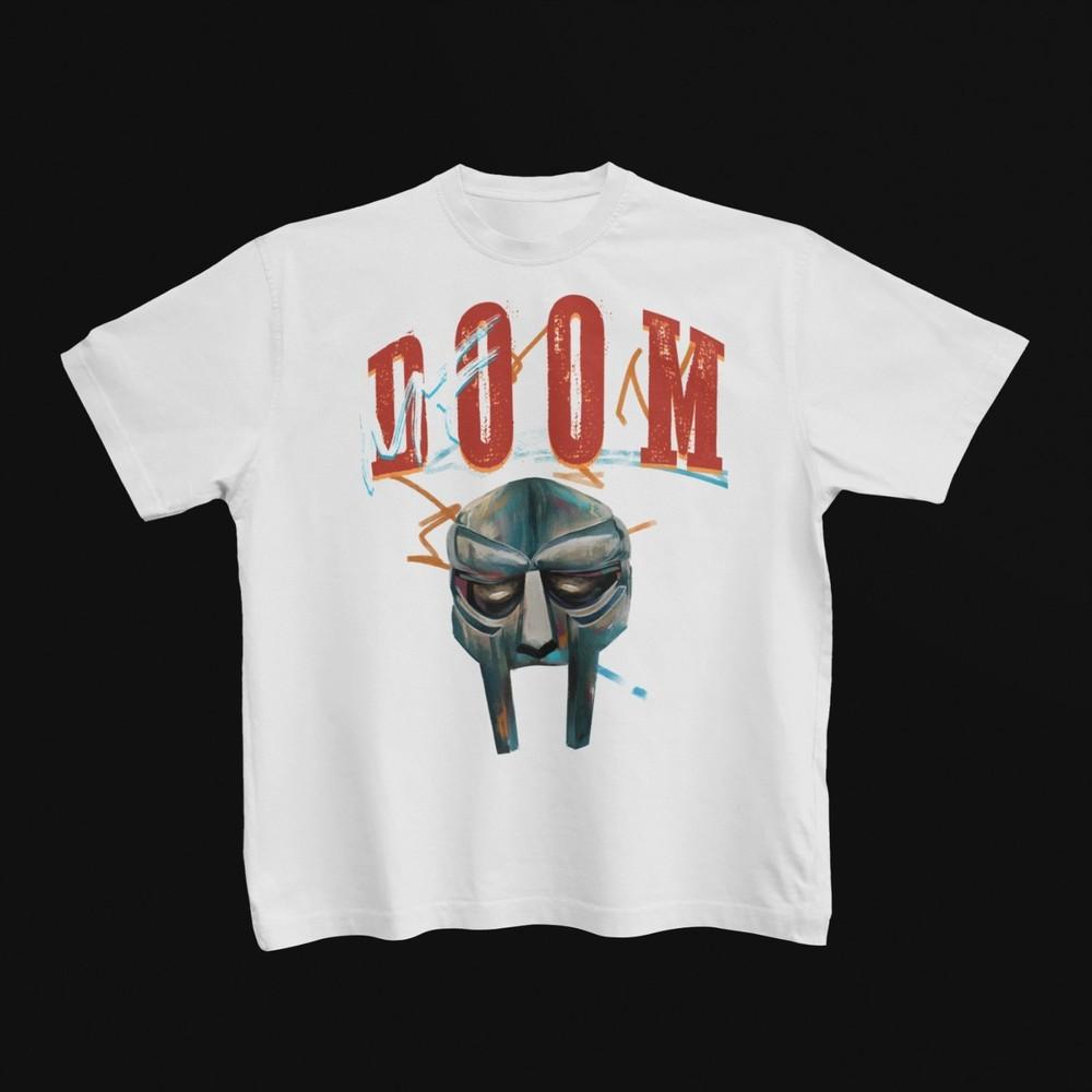 Nowa Koszulka MF Doom The Mystery of Doom Bawełniana Biała S-5XL AA568 Koszulka Unisex