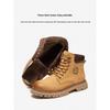 Camel Men's Fleece-Lined Retro Work Martin Boots