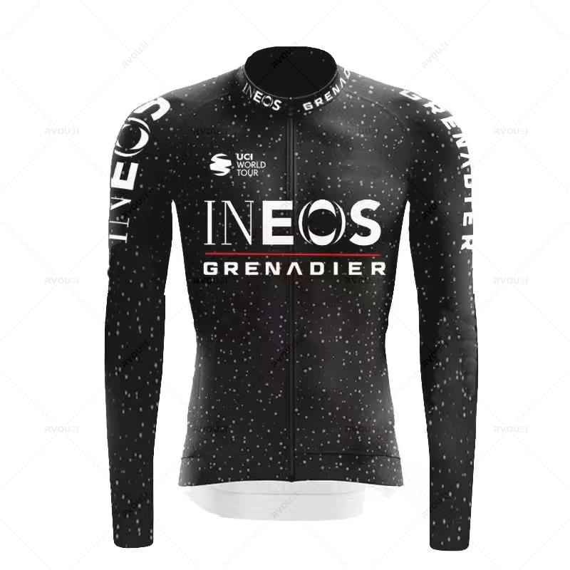 Ineos Grenadier Autumn Cycling Jersey Set Ropa Ciclismo Spring Long Sleeve Bicycle Clothing MTB Bicicleta Maillot Bike Culotte