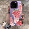 The new crystal strawberry is suitable for iphone16 mobile phone case Apple 15promax/1413pro/12/11.