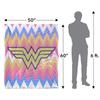 Wonder Woman Silky Multicoloured Supersoft Blanket