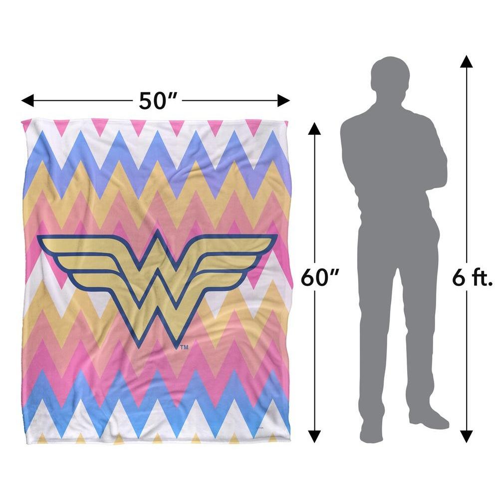Wonder Woman Silky Multicoloured Supersoft Blanket
