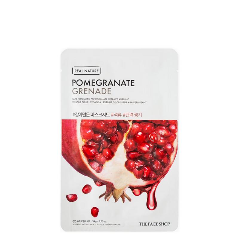 Real Nature Pomegranate Face Mask Set (10 masks)