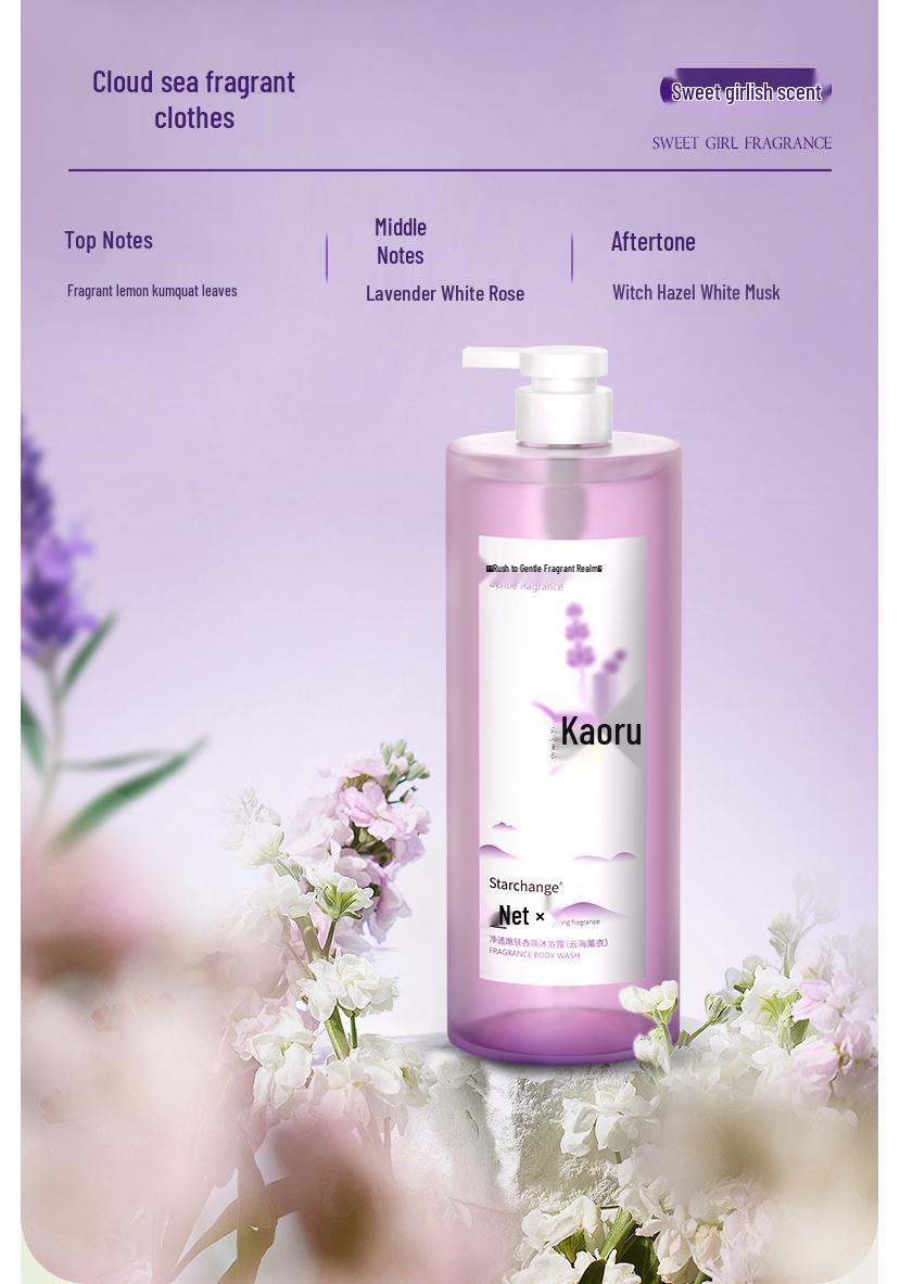 Long-Lasting 72-Hour Osmanthus & Camellia Oil-Control Shower Gel & Moisturizing Lotion