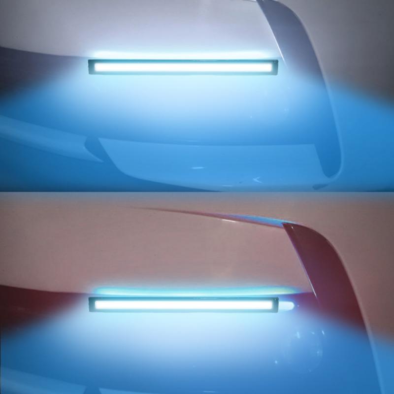 5W Auto Tagfahrlicht Wasserdicht Auto COB Ultrahell DRL LED Panel Lichtleiste Nebelscheinwerfer Biegsamer Zusatzscheinwerfer