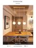 Nordic Solid Wood Spiral Staircase Chandelier for Dining Room and Mezzanine