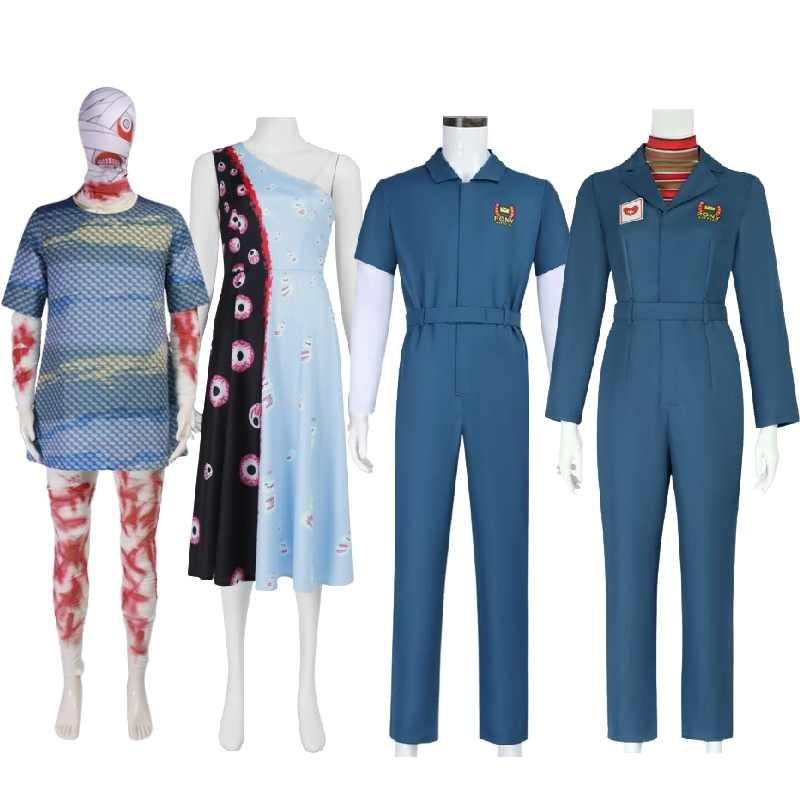 Mouthwashing Anya Corrie Jimmy Cosplay Costume Set Game Anime Halloween Party