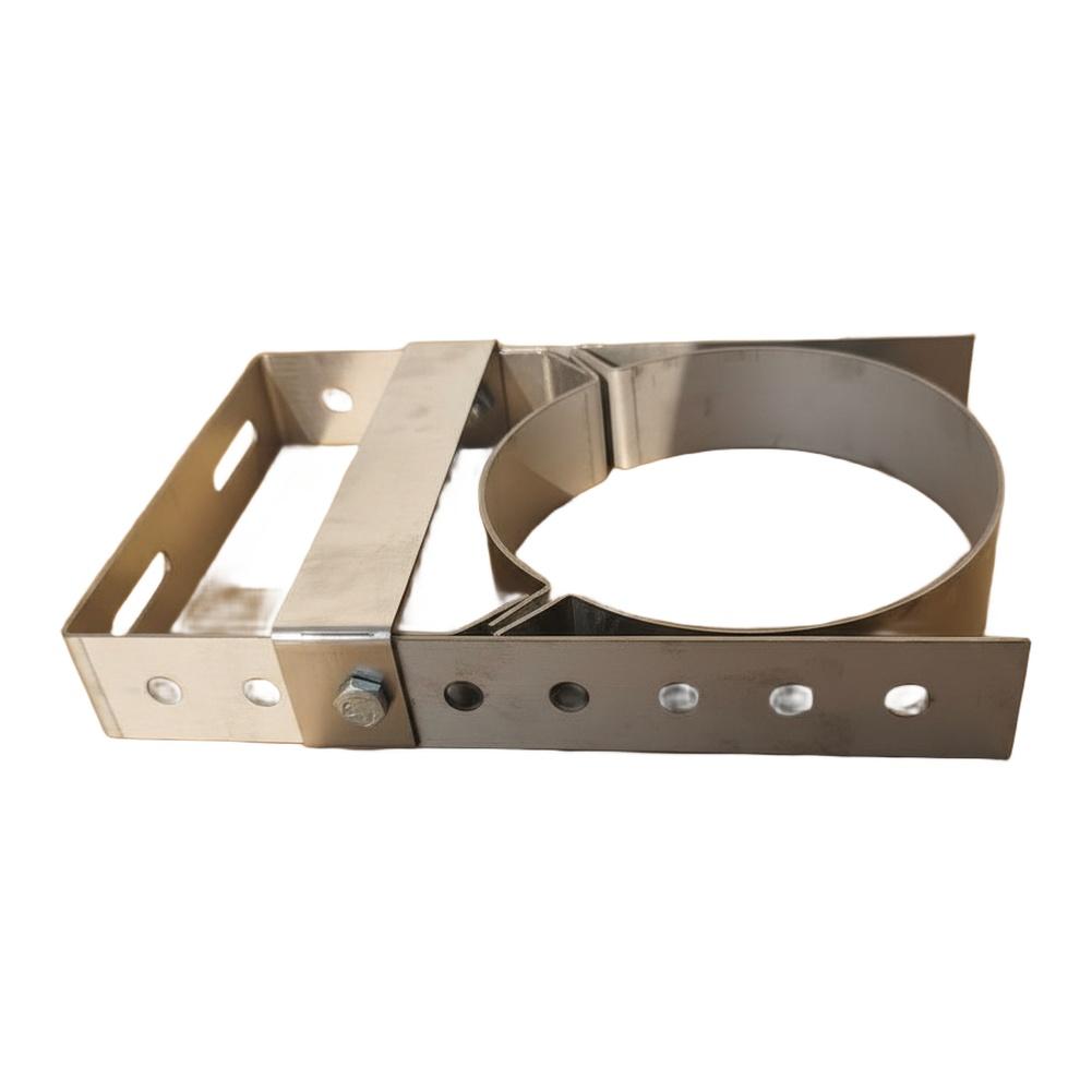 Bbq Accessory Adjustable Bracket 150 Short 150mm Diameter, 1.8mm Thickness Chimney Pipe Holder Solid Construction