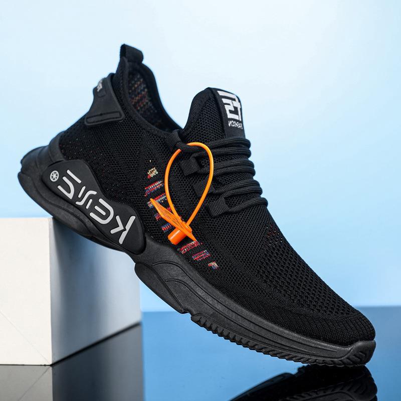 

МОДНЕ ВЗУТТЯ Чоловічі дихаючі спортивні кросівки Спортивне взуття для бігу Відкритий жіночий теніс Тренажер для тренажерного залу 47 чорний