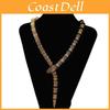 Animal Snake Chain Necklace With Alloy Pendant For Retro Vintage Jewelry Style