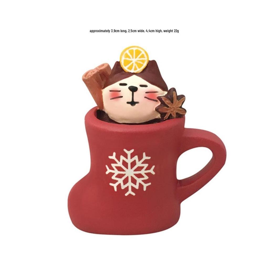 Piano Cat Resin Ornament Blind Box – Trendy Bartender Miniature Decoration & DIY Craft