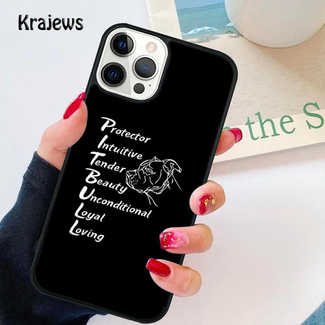 American Pit Bull Dog Pitbull Terrier Soft Phone Case Cover For iPhone 14 5 SE 2020 6 7 8 plus XR XS 11 12 13 mini pro max shell