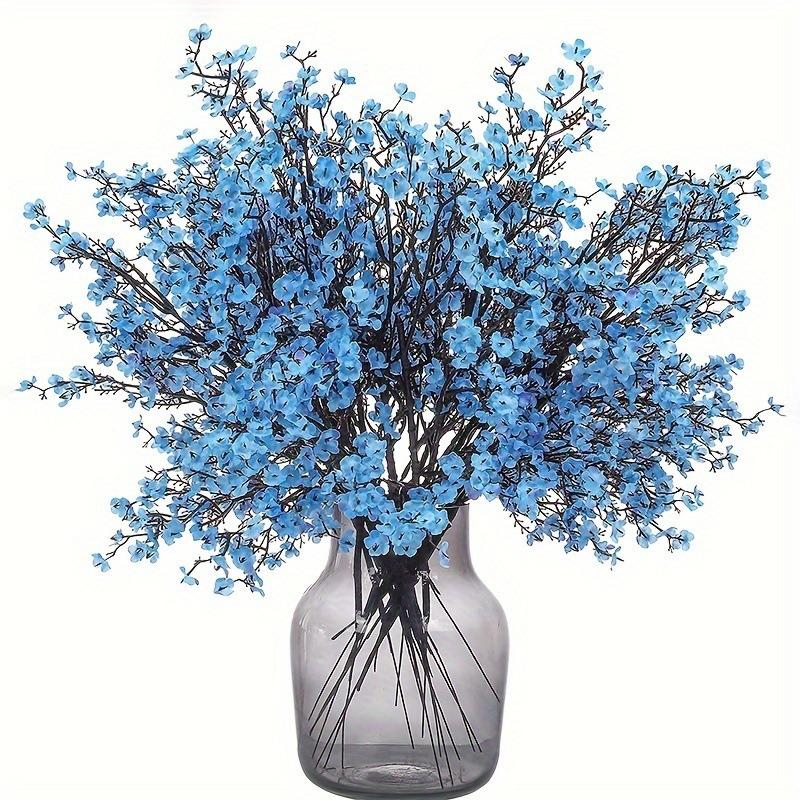 Artificial Flowers Cherry Blossoms Bouquet Fake Flowers Wedding Decoration for Home Decor Faux Branch Vases Flower Arrangement