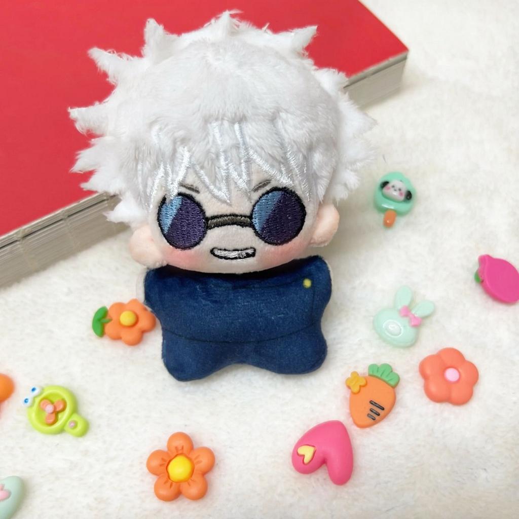 Nieuwe Jujutsu Kaisen Gojo Geto 10cm Katoenen Pluche Sleutelhanger Poppetje Hanger Speelgoed Cadeau