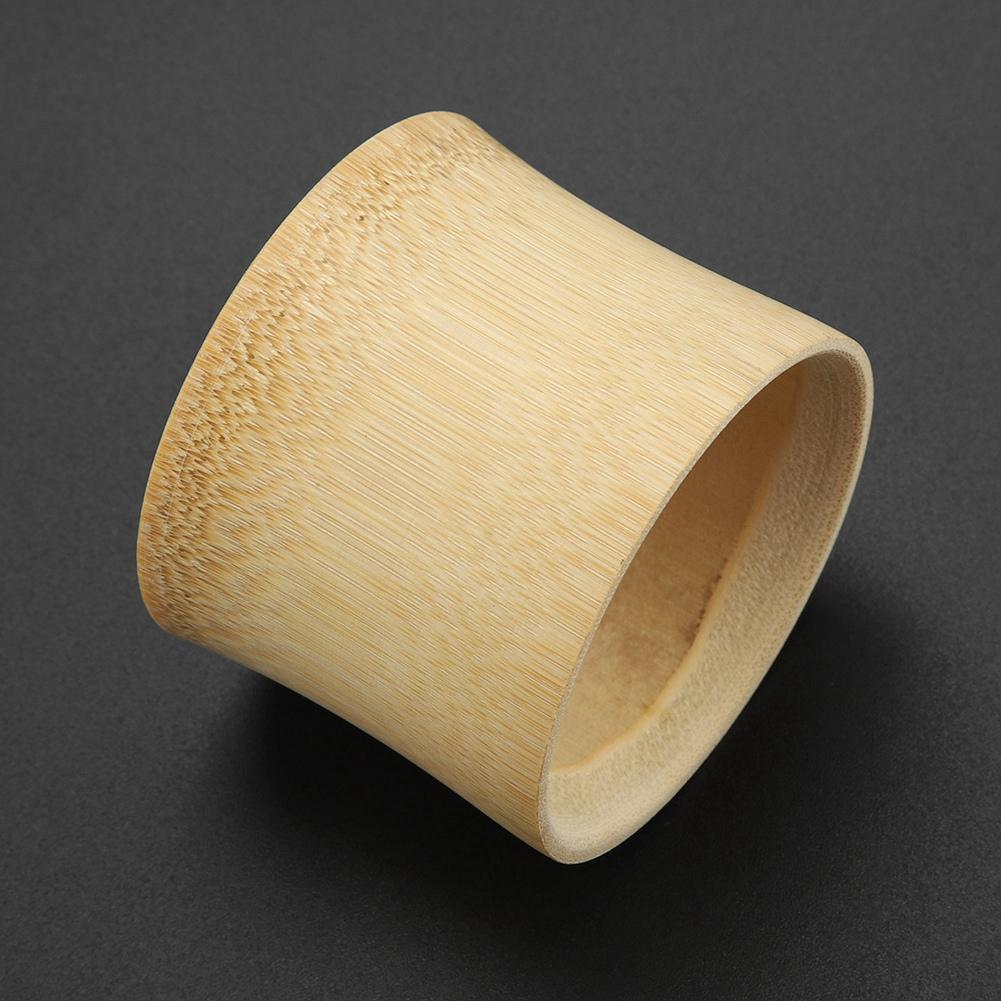 Tazza da Tè in Bambù Naturale Puro Senza Vernice Ecologica Tazze per Acqua(Bocca Larga S)