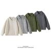Men's Versatile Trendy 2025 Half-Zip Loose Knit Pullover Sweater