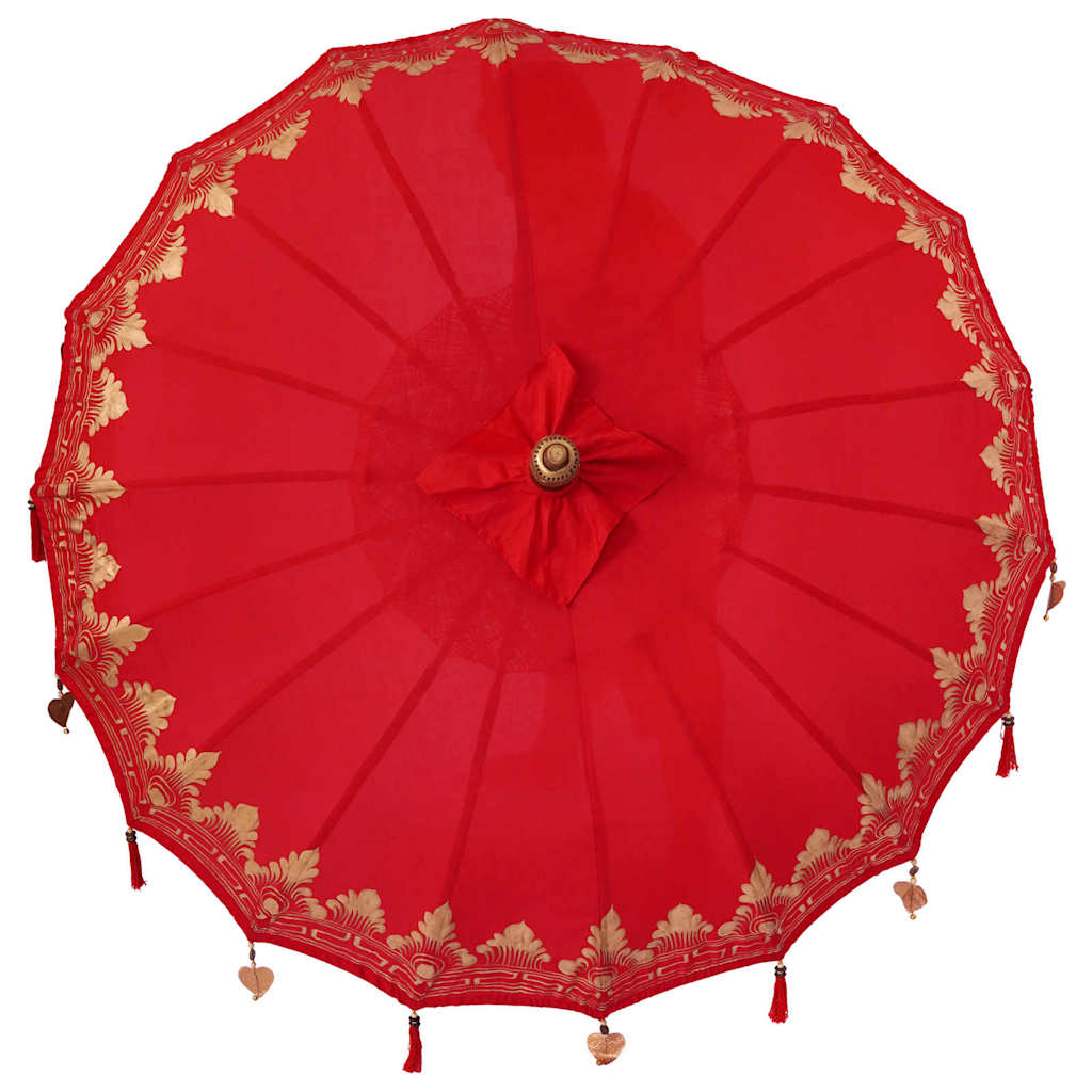 Balinese Parasol Red 185 X 185 X 260 Cm