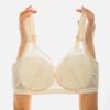 Lingerie Women's Full-cup Summer Bra with Soft Steel Rims for Breast Retraction and Anti-sagging Lace French Thin Bra
