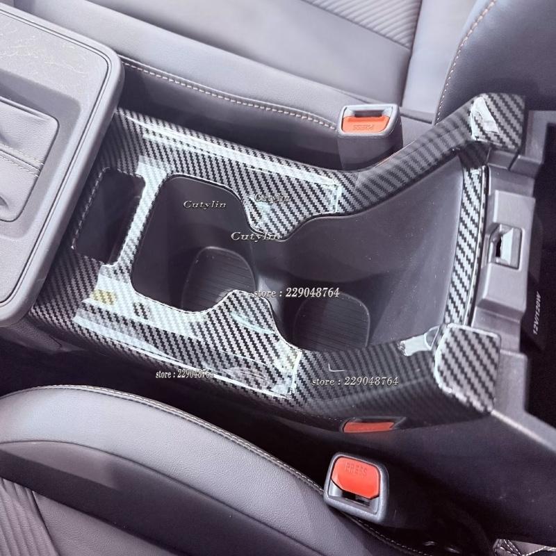 LHD RHD for Toyota Corolla Cross 2025 2026 ABS Black Central Control Gear Front Water Cup Holder Box Cover Trim Accessories