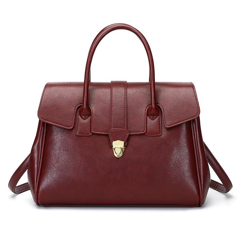 Large Capacity Tote Bag Women Stylish Everyday Shoulder PU Leather Zip Multi-Compartment Organizer
