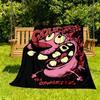 1PC Courage the Cowardly Dog Outdoor Blanket Lightweight Flannel, Soft & Warm, All Season Use for Sofa
