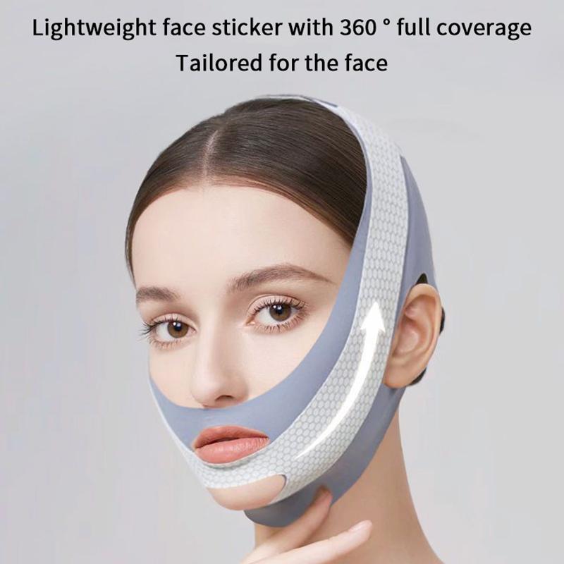 Bandage amincissant pour le visage, sculptant le visage en V et réduisant le double menton, bande liftante anti-rides pour raffermir et prendre soin de la peau