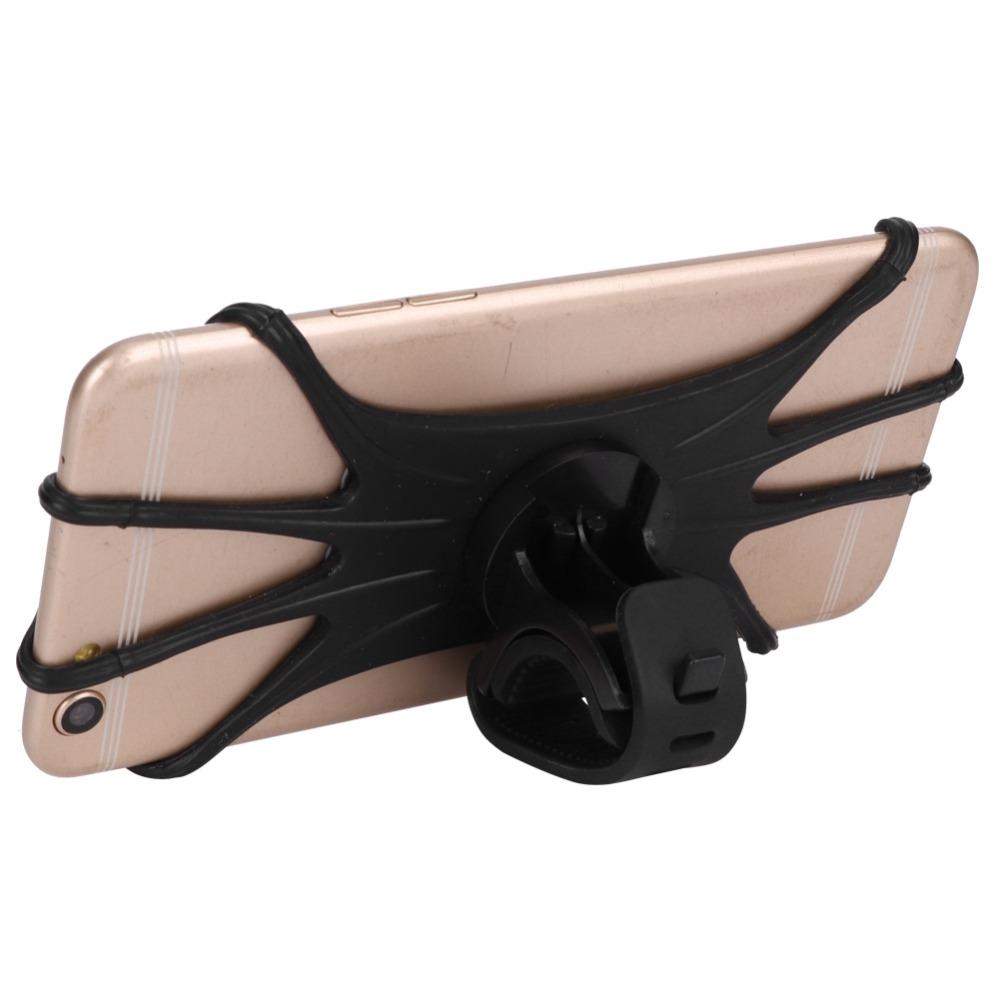 2 Pcs Silicone Bike Phone Mount Shockproof Motorcycle Phone Mount Mobile Phone Holder  Bicycle Use