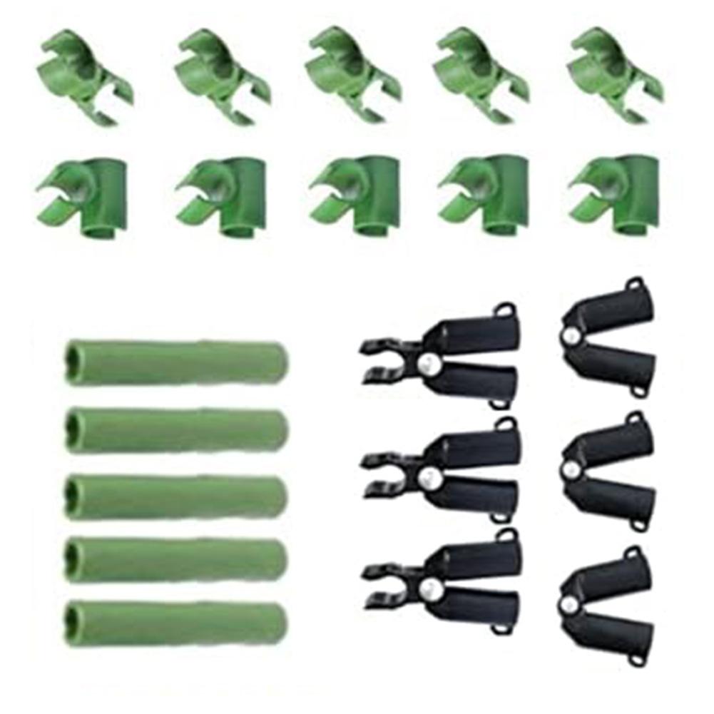 Adjustable Plant Trellis Clips Garden Black Plant Trellis Clips User-friendly Gardening Plant Climbing Frame Setup