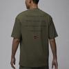 Jordan Comfortable Round Neck Short Sleeve T-Shirt Men Tops Medium-Olive-Green HV5047-222