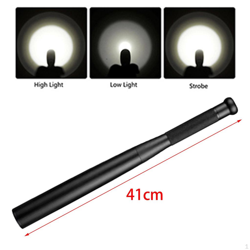 LED Flashlight Sturdy Waterproof Equipment for Outdoor Backpacking Emergency 2.2cmx3.3cmx31cm