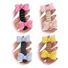 4Pcs Hair Rope Non-Damage Elastic Hair Ties Women Girls Reusable Non-Slip Bubble Braided Headband Hair Accessories