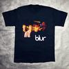 Blur Band Gift For Fan Black Unisex Cotton T-shirt All Size PR861