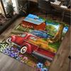 1Pc Truck Field Print Rug - home decoration Carpet For Living Room Bedroom Flooring Computer Chair Area Rug