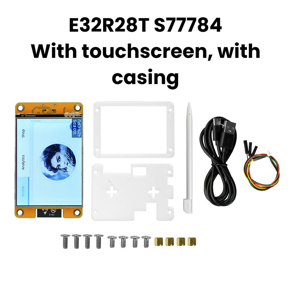 2.8-inch ESP32 WiFi BT Development Board ST7789 Driver 240 * 320 Intelligent Display Color Screen Onboard ESP32-32E Module