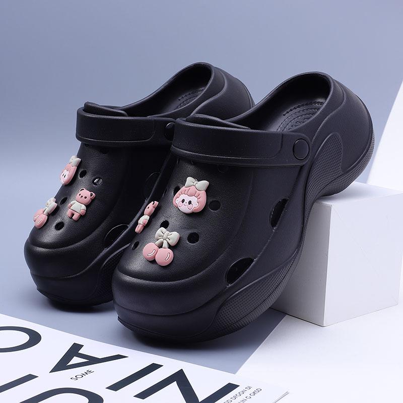 

Весенне-летние новинки модные и простые женские + DIY аксессуары для обуви на толстой подошве, два варианта носки, туфли-облака 39/40