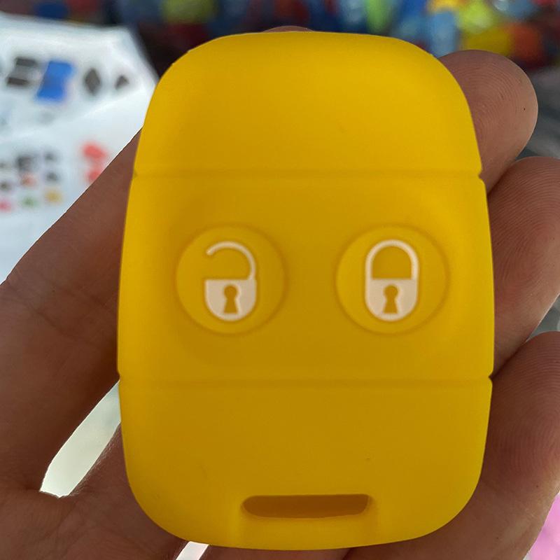 Silicone Car Key Cover Case for Rover MG for Land Rover Defender Freelander 2Buttons Remote Key Alarm Key Case Shell