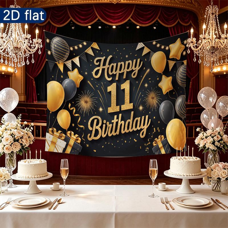 Glitter Party Backdrop 1pc - Celebration Decor
