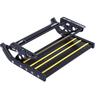 Manual Folding RV Step Single Ladder Anti Slip 440lbs Load Capacity Aluminum Alloy RV Entry Stair for Van Motorhome