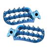 1 Pair Blue Wide Forged Foot Pegs Footrest Pedal Fit for Yamaha Tenere700 XTZ 700 Rally Edition 2024 2023 2022 2021 2020