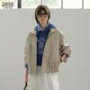 Teenie Weenie Women's Bear Letter Loose Fit Jacket