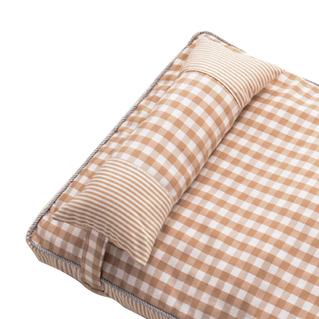 Dog Sofa Bed Removable Washable 4 Season Universal Comfortable Soft Plaid Cat Bed for Pet Supplies